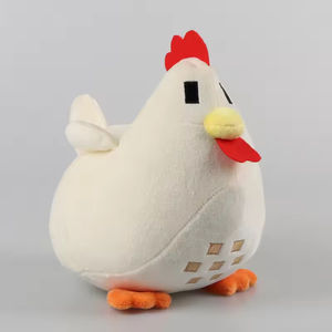 Juguete de peluche de pollo suave de 20cm de <span class=keywords><strong>Stardew</strong></span> <span class=keywords><strong>Valley</strong></span>, juguete de pollo sentado de peluche personalizado para niños, almohada suave, juguete de peluche - Product Image 4