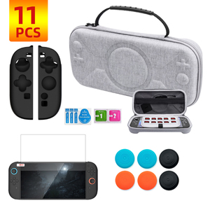 EVA Handheld para <span class=keywords><strong>Nintendo</strong></span> para Switch 2 cubierta protectora antiarañazos portátil PU almacenamiento estuche rígido bolso accesorios de juego - Product Image 3