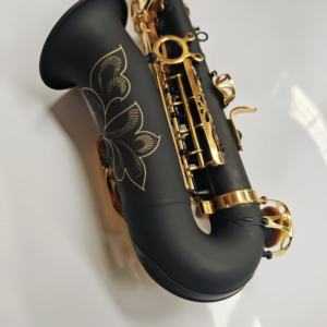 Saxophone alto en mi bémol en laiton laqué noir, résistant à la rouille, instrument <span class=keywords><strong>de</strong></span> haute qualité, directement <span class=keywords><strong>de</strong></span> l'usine - Product Image 4