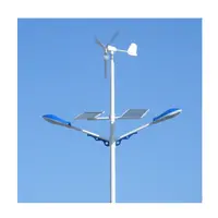 Lampu Jalan Tenaga Surya Hibrida Grosir 30W-120W dengan Turbin Angin