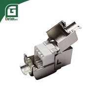 Coupleur RJ45 Cat 6 OEM GETEKnet, connecteur Keystone Jack RJ-45 femelle Cat 6a pour panneau de brassage, idéal pour les pièces de télécommunications