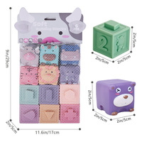 Jouet en silicone de qualité supérieure pour tout-petits, directement de l'usine, jouet durable pour l'exercice mental, cadeau d'anniversaire, produit fantaisie personnalisé pour bébé