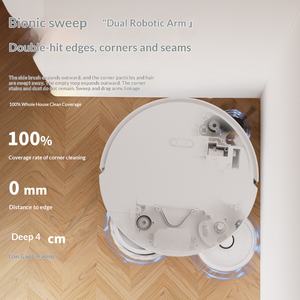 20000Pa Strong Suction Robot <b>Vacuum</b> and Mop Combo Hot Air Drying Dual Arm Laser Navigation Floor Cleaning Robot - Product Image 3