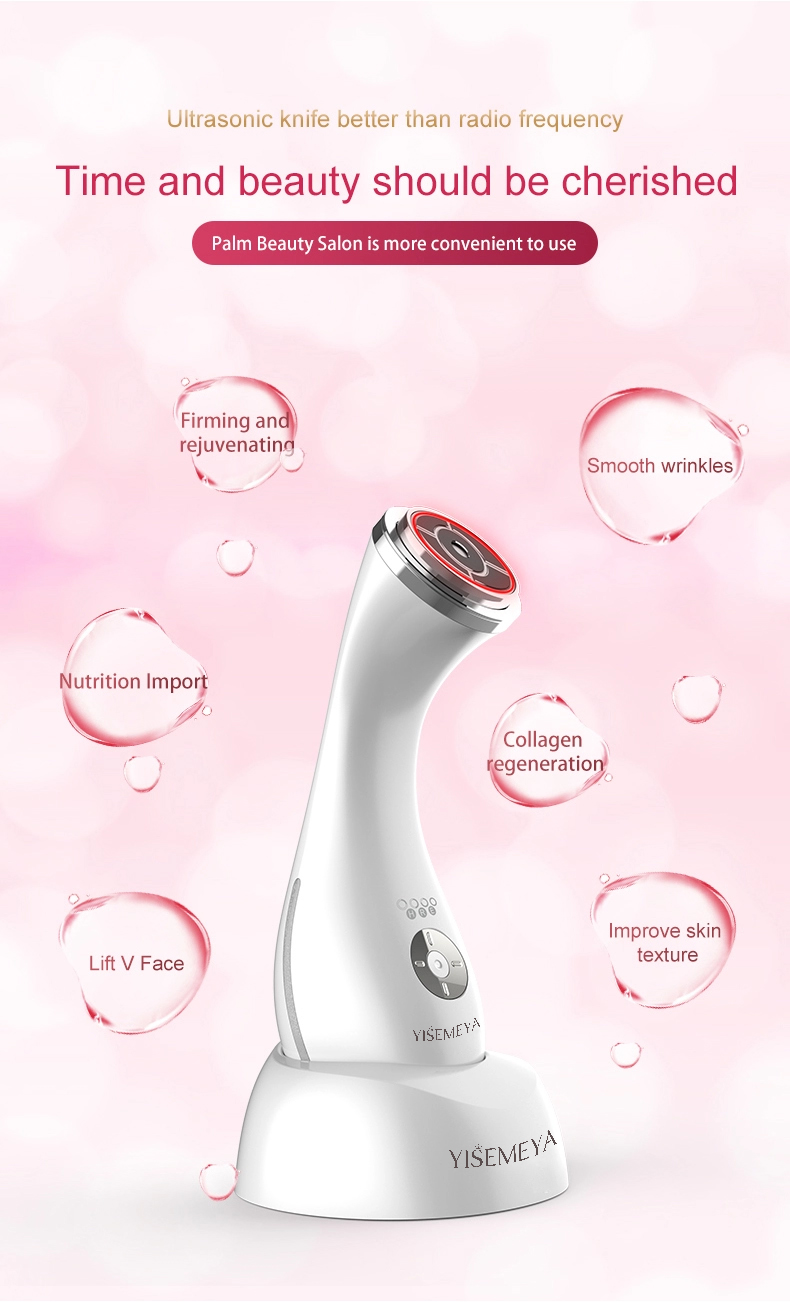 Ultrasonic RF Facial Skin Rejuvenation Machine Mini Hifu Anti Wrinkle Tightening Device