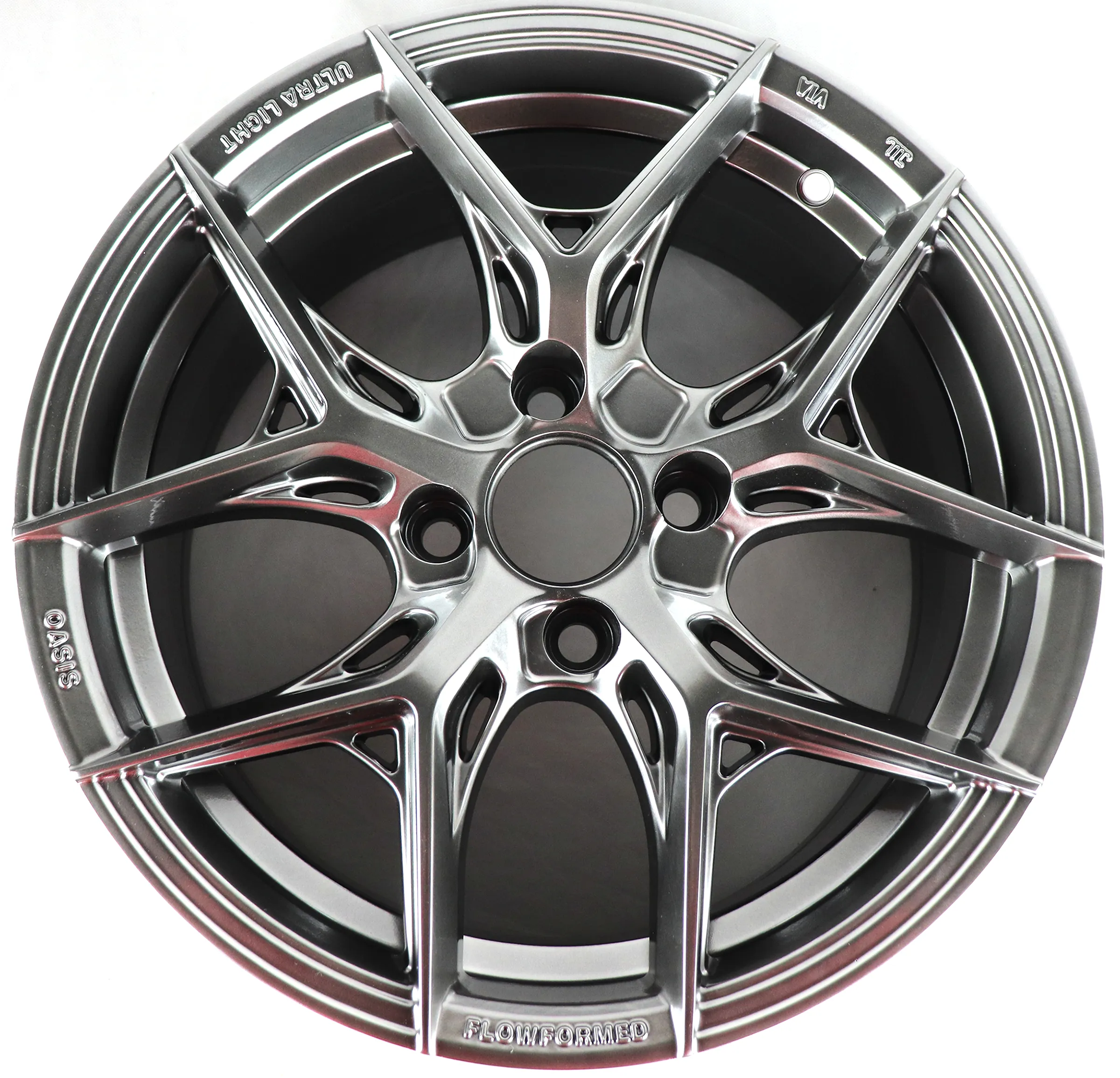 JT210-Alloy Автомобильные колесные диски, многоспицевый, черный, красная отделка, 4x100, 13, 14, 15 дюймов