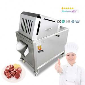 Machine de découpe de boeuf congelé en Australie Cube de porc congelé Machine de découpe de viande de chèvre Cutter de viande Cubes Dicer Machine à trancher le boeuf - Product Image 1