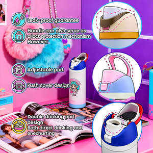 Nouveauté : gobelet isotherme de 30 oz avec poignée et couvercle, <span class=keywords><strong>mug</strong></span> de voyage en acier inoxydable, bouteille d'eau isolée avec couvercle à ressort - Product Image 6