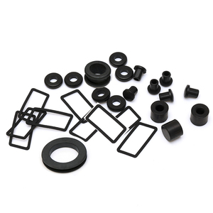 Pièces d'étanchéité mécaniques en <span class=keywords><strong>caoutchouc</strong></span> silicone personnalisées, résistantes à l'huile et aux hautes températures, comprenant joints, passe-fils, bouchons et rondelles d'étanchéité - Product Image 1