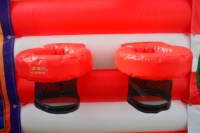 Jeux de carnaval gonflables d'extérieur 4-en-1 en PVC durable pour événements et fêtes