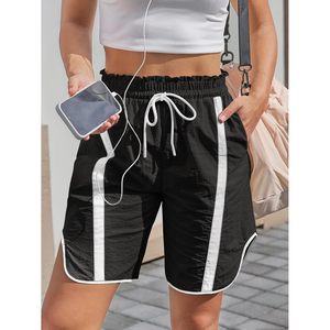 Custom <b>Womens</b> <b>Cargo</b> <b>Shorts</b> <b>Knee</b> <b>Length</b> Drawstring Elastic Waist Casual Workout Running Athletic Yoga <b>Shorts</b> - Product Image 4