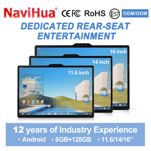 Sistema de Entretenimiento para Asientos Traseros NaviHua de Nuevo Diseño, Monitor de Reposacabezas para Auto con Pantalla Táctil Android Multi para BYD, Xiaomi, Denza, Toyota - Product Image 1