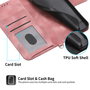Funda con tapa para teléfono móvil para Motorola <span class=keywords><strong>Moto</strong></span> E13 Edge 40 5G <span class=keywords><strong>30</strong></span> Pro <span class=keywords><strong>G</strong></span> Stylus 5G 2023G22 E22S, billetera de cuero con funda con soporte - Product Image 4