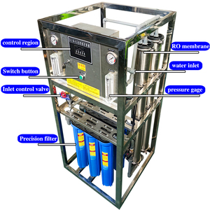 Machine de purification <span class=keywords><strong>d</strong></span>'<span class=keywords><strong>eau</strong></span> RO industrielle 500L/H pour le traitement de l'<span class=keywords><strong>eau</strong></span> potable commerciale - Product Image 4