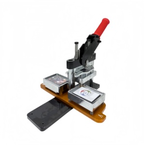 <span class=keywords><strong>Kit</strong></span> de fabrication de boutons aimantés pour réfrigérateur rectangulaires 3x2 pouces 3,5x2,5 pouces Presse à aimants photo pour studio photo Production DIY - Product Image 3