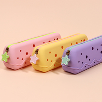 Sac à pinceaux de maquillage en silicone professionnel avec fermeture éclair, pochette de rangement cosmétique de qualité supérieure