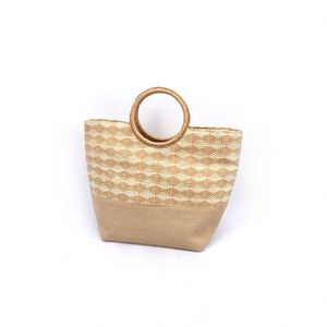 Tissé à la main <span class=keywords><strong>de</strong></span> <span class=keywords><strong>Plage</strong></span> Cercle Sac À Main Carré Rond En Rotin Paille Sac - Product Image 1