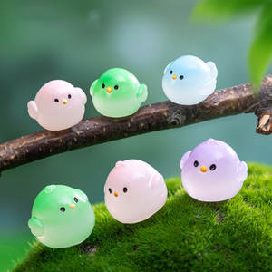 Miniaturas de Aves de Resina para Decoración de Paisajes, Accesorios para Llaveros de Caja Sorpresa DIY, Figuritas de Pájaros en Miniatura - Product Image 2