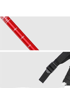 Bastoncini da <span class=keywords><strong>Trekking</strong></span> con assorbimento degli urti pieghevole per escursioni ultraleggeri adatto per l'alpinismo in campeggio all'aperto zaino in spalla e viaggio - Product Image 6