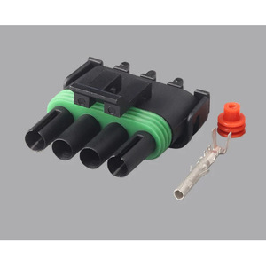 Connecteur automobile étanche 4 voies 2,5 mm mâle et femelle en plastique IP20 pour usage automobile - Product Image 1