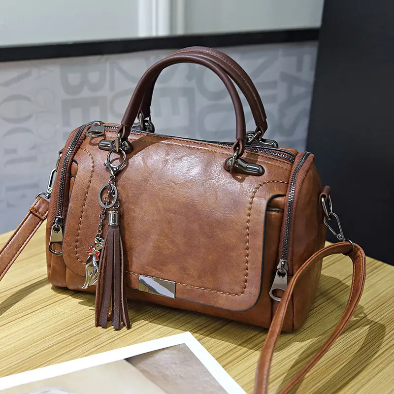 2022 Fashion Lady borse Vintage borse da donna borsa a tracolla Vintage in pelle moda personalizzata caffè verde marrone borse nere