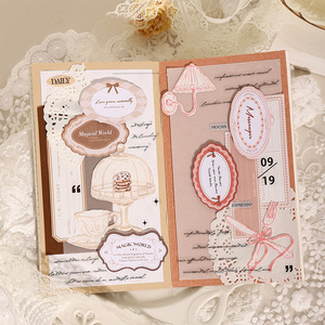 20 autocollants par boîte, série Alice Sweet Dreams, matériaux décoratifs sur le thème des <span class=keywords><strong>contes</strong></span> <span class=keywords><strong>de</strong></span> fées pour carnets d'écriture manuscrite - Product Image 4