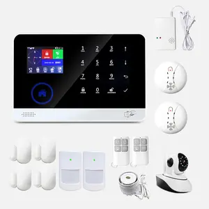 Completo kit de alarma de su casa wifi gsm 3g inalámbrico sistemas de alarma de seguridad para el hogar