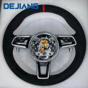 Volante Deportivo Completo en Alcántara para Porsche CARRERA GT 991 911 992 Porsche Cayenne Coupe Porsche 718 Boxster <span class=keywords><strong>Panamera</strong></span> - Product Image 1