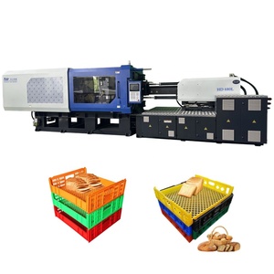 Cina fabbrica HAIDA HD680L automatico cassa di plastica macchina per lo stampaggio ad iniezione di frutta/verdura scatole di stoccaggio PP/HDPE materiale - Product Image 5