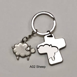 Chine Fournisseur Meilleur Prix Exquis En Alliage De Zinc Mouton Art Collection Porte-clés En Métal Artisanat Porte-clés pour Cadeaux - Product Image 5