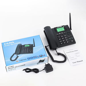 Teléfono Fijo Inalámbrico GSM <span class=keywords><strong>de</strong></span> Escritorio DLNA ZT600G con Doble Tarjeta <span class=keywords><strong>SIM</strong></span> para Oficina y Hogar, <span class=keywords><strong>Precio</strong></span> <span class=keywords><strong>de</strong></span> Fábrica - Product Image 1