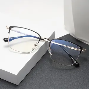 2023 модные очки с защитой от синего света, оптические очки для чтения для мужчин и женщин, титановые легкие оптические очки