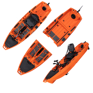 Kayak modulaire détachable 2025, nouveau design, kayak de pêche en HDPE, avec moteur à l'avant ou à la mi-arrière, kayak détachable - Product Image 2
