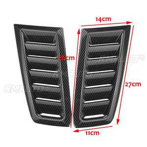 ช่องระบายอากาศฝากระโปรงหน้ารถยนต์ลายคาร์บอนไฟเบอร์ สำหรับรถยนต์ VW Jetta Golf Bora MK4 ปี 1999-2004 และ SEAT LEON ปี 2013-2021 - Product Image 5