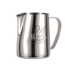Offre Spéciale Jibbi'S Mousquetaire Pichet à <span class=keywords><strong>lait</strong></span> en acier inoxydable pour latte expresso et <span class=keywords><strong>cappuccino</strong></span> pour baristas - Product Image 6