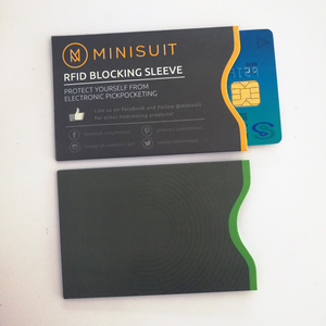 Tùy Chỉnh Giấy RFID Khách Sạn Key Card Sleeves Chủ Để Bảo Vệ - Product Image 4