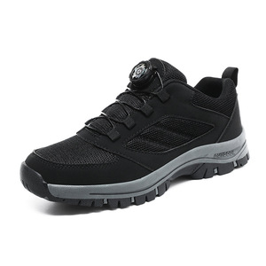 Zapatos de senderismo con hebilla de rotación rápida, zapatos de malla transpirable, suela de goma antideslizante con suela profunda para caminar en la montaña - Product Image 4