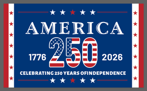 ธงวันครบรอบ 250 ปีอเมริกา ขนาด 3x5 ฟุต ลายแผนที่สหรัฐอเมริกา 1776-2026 ฉลองครบรอบ 250 ปี ของตกแต่งรักชาติสำหรับใช้งานกลางแจ้ง - Product Image 2