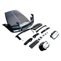 Kit carrosserie de mise à niveau 2e génération pour Rolls-Royce Ghost 2015-2017 avec pare-chocs avant en PP, phares à LED et capot