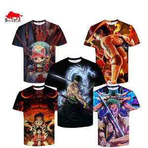 사용자 정의 애니메이션 전체 인쇄 의류 남성 <span class=keywords><strong>T</strong></span> 셔츠 만화 캐릭터 3d 인쇄 <span class=keywords><strong>T</strong></span> 셔츠 - Product Image 2