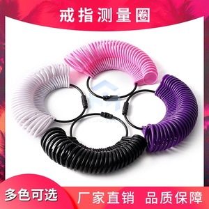 Ring Sizer Plastic Measuring Tool For Ring Making Round Jewelry Tools Equipment Size <b>Gauge</b> - Product Image 5