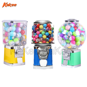 Machine à chewing-gum Cylindre <span class=keywords><strong>en</strong></span> métal Bubble Gum Machine Paiement de pièces Mini distributeur de capsules Gumball Distributeur automatique - Product Image 5