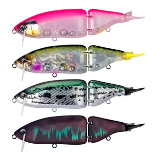 HONOREAL 165mm ABS esche da pesca snodate in plastica dura per bass trout multi jointed swimbait