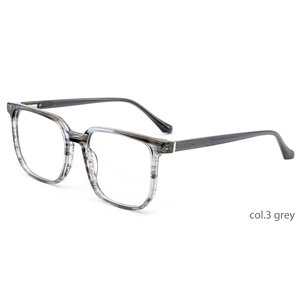 Gafas de acetato empalmadas de color transparente personalizadas, cómoda montura de gafas, gafas ópticas de ojo de gato, gafas de Color personalizadas - Product Image 1