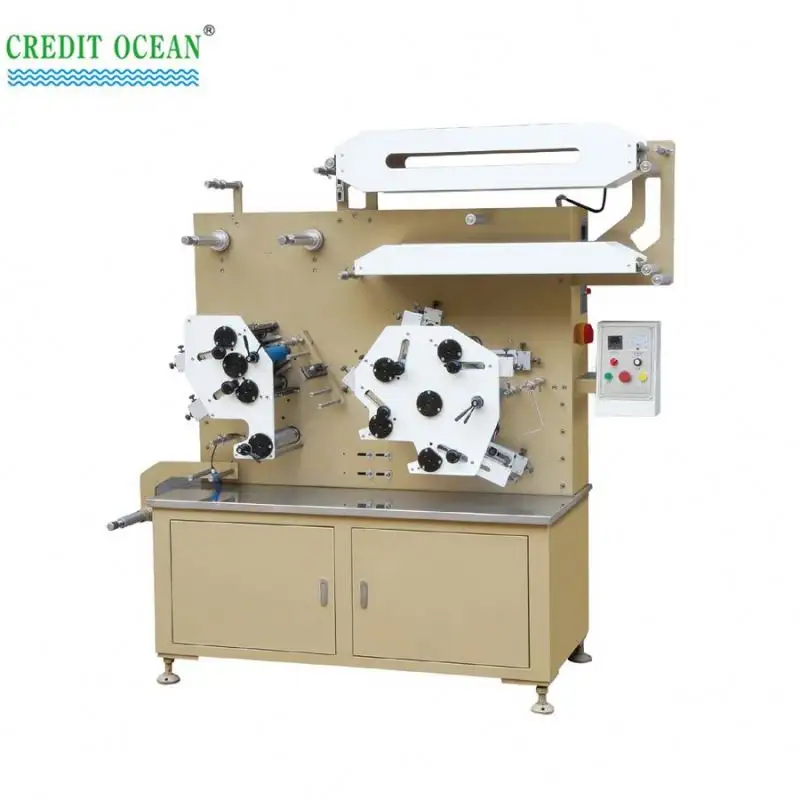 Credit Ocean COR-42Sフレキソラベル印刷機 (衣類洗浄ケアラベル用)