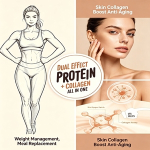 Batido de Proteína Vegano TODO EN UNO - Batido de Proteína de Suero de Leche 100% de Animales Alimentados con Pasto con Colágeno - Sin Gluten y Sin Azúcar Añadido - Product Image 3