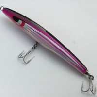 Leurre de pêche en bois GT Popper de haute qualité, 25 cm, 100 g, 130 g, pour la pêche au marlin en eau salée, stickbait