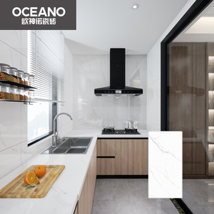 Phong cách hiện đại đánh bóng đá cẩm thạch trắng sàn gạch ốp tường trang trí nhà bếp gốm sứ gạch cho Nội Thất Tường Thiết kế phòng khách - Product Image 6