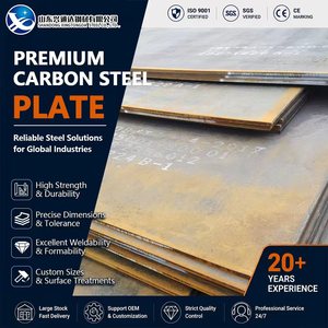 Shot Blasting A572 Q345 Hot Rolled Normalized 10mm 600mm Forming ASTM A36 Carbon Steel Plate for Construction - Product Image 1
