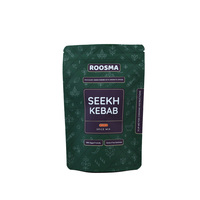 Op maat gemaakte herbruikbare staande pouch voor snoep, gedroogd fruit, snacks en voedselverpakkingen, plastic verpakking met ritssluiting en logo