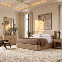 Offre Spéciale – Cadre de lit double en bois Sigma avec tête de lit pour chambre à coucher, idéal pour la maison et les projets hôteliers